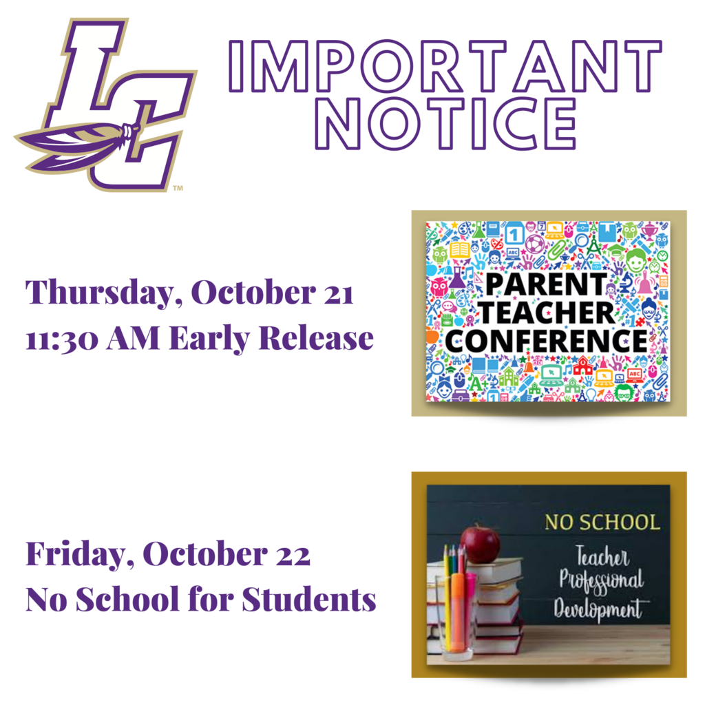 Early release and student holiday