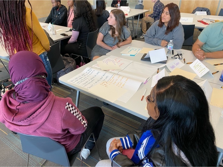 students participate in leadership training