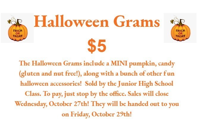Halloween Grams Flyer