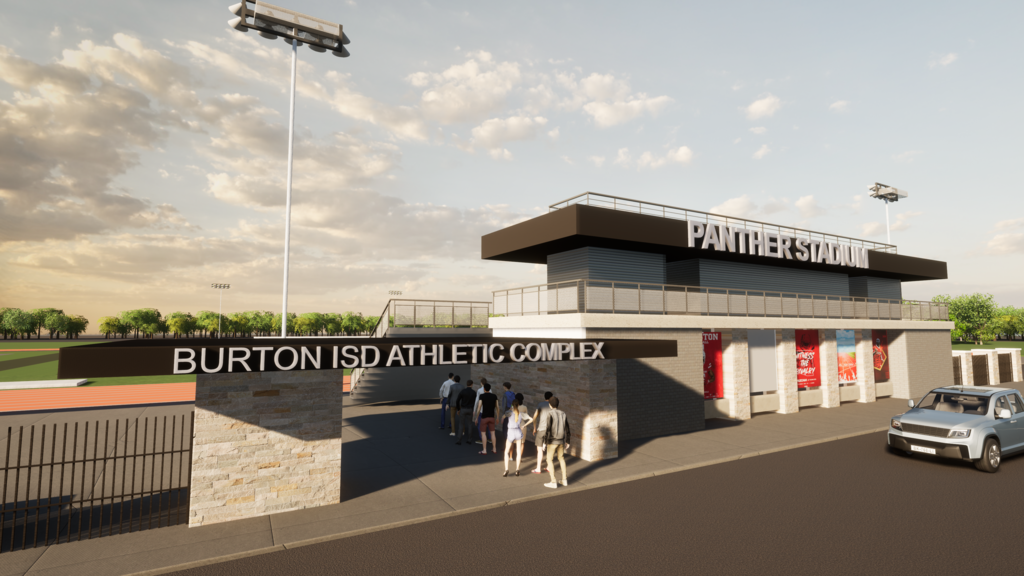 Rendering of Burton Panther Stadium
