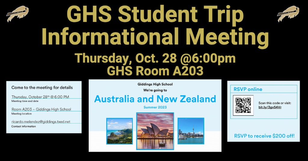 GHS Student Trip