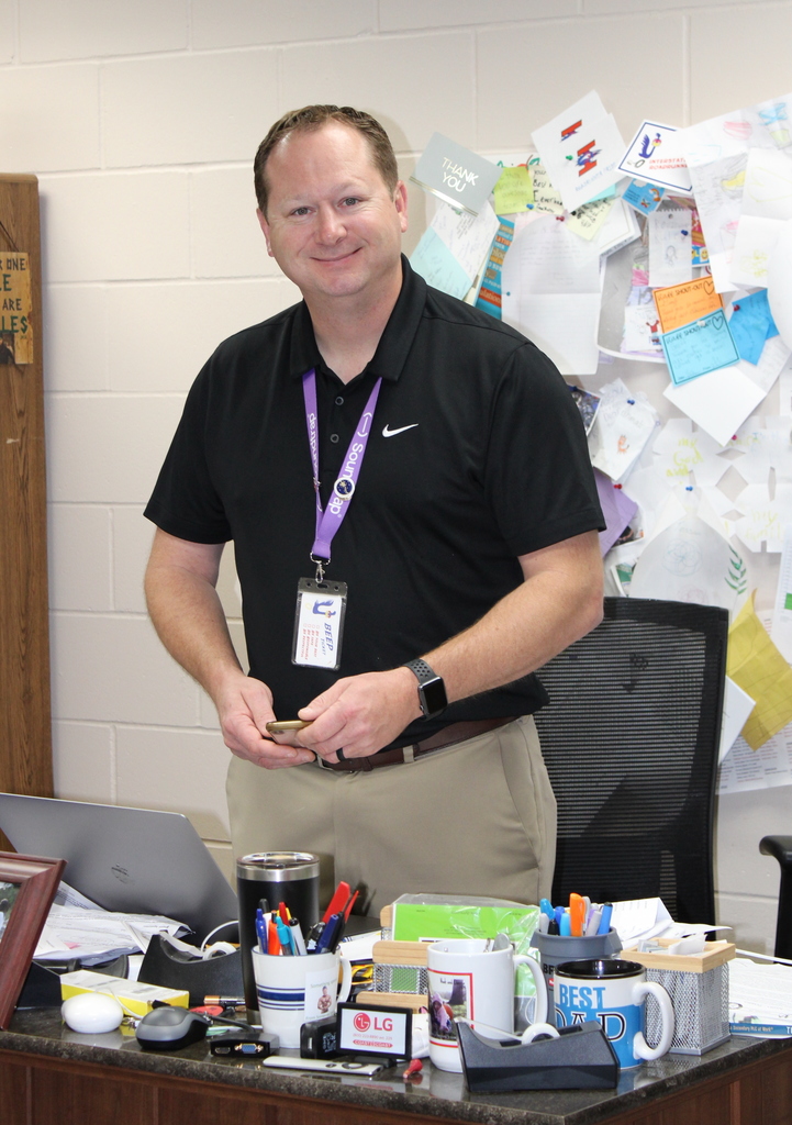 Geoff Tessau in his office