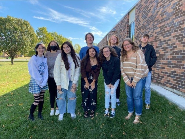 students posing 