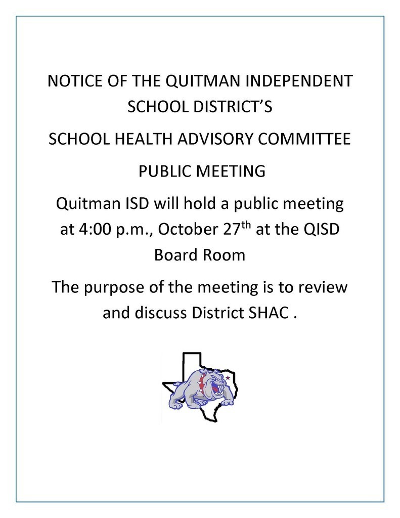Public Meeting Posting