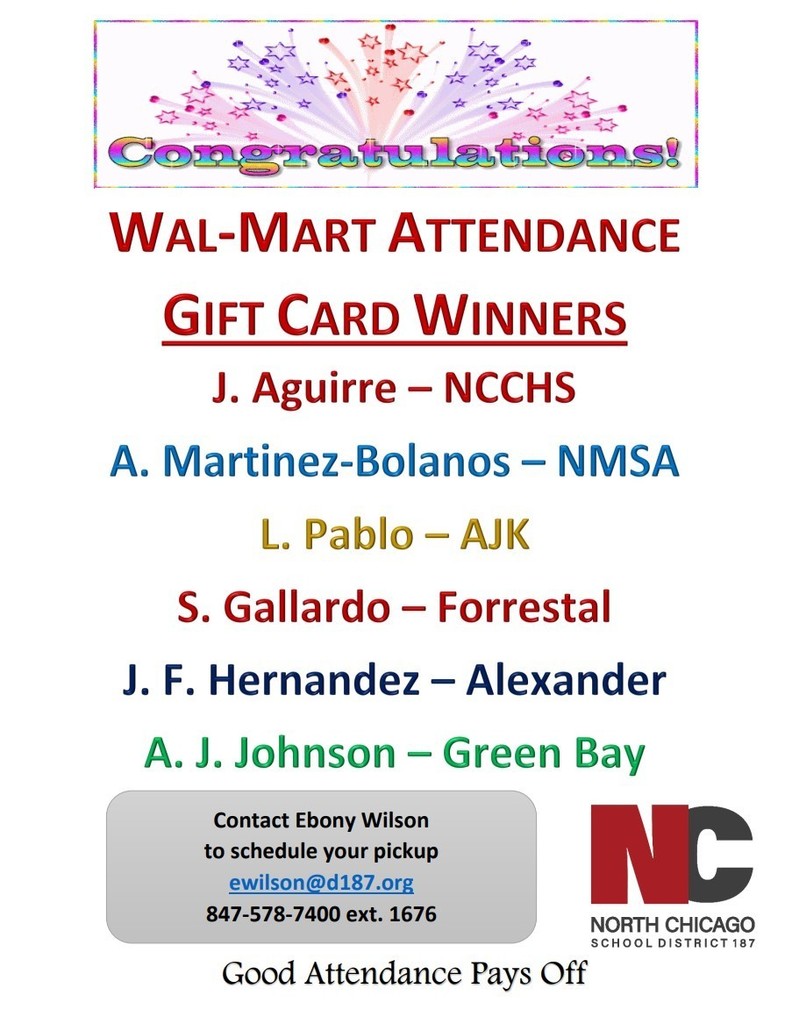 Gift Card Winners