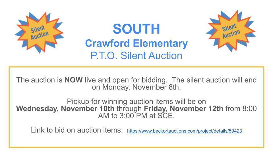 Silent auction is now live!