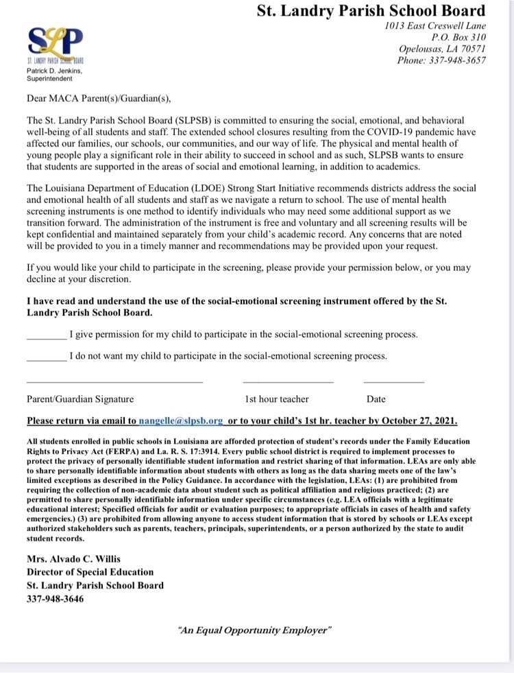 screen letter