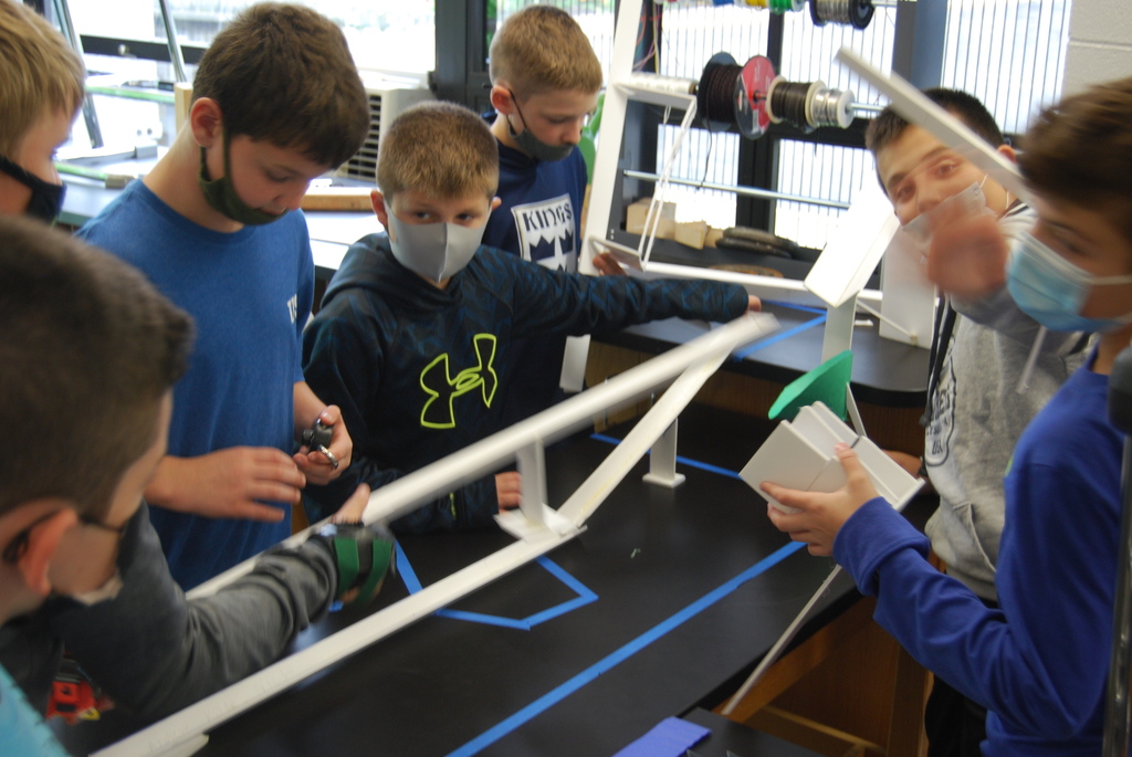 Setting up to test the first section