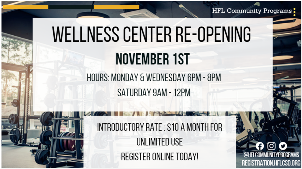 Wellness Center Flyer