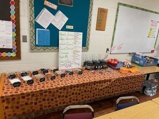 PTA Apple Bar for our Staff