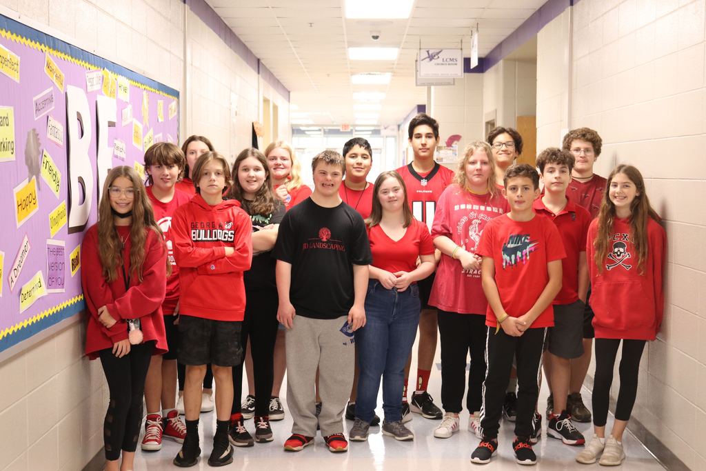 LCMS students and teachers participated in Red Ribbon Week! #TR1BE @lcms_indians