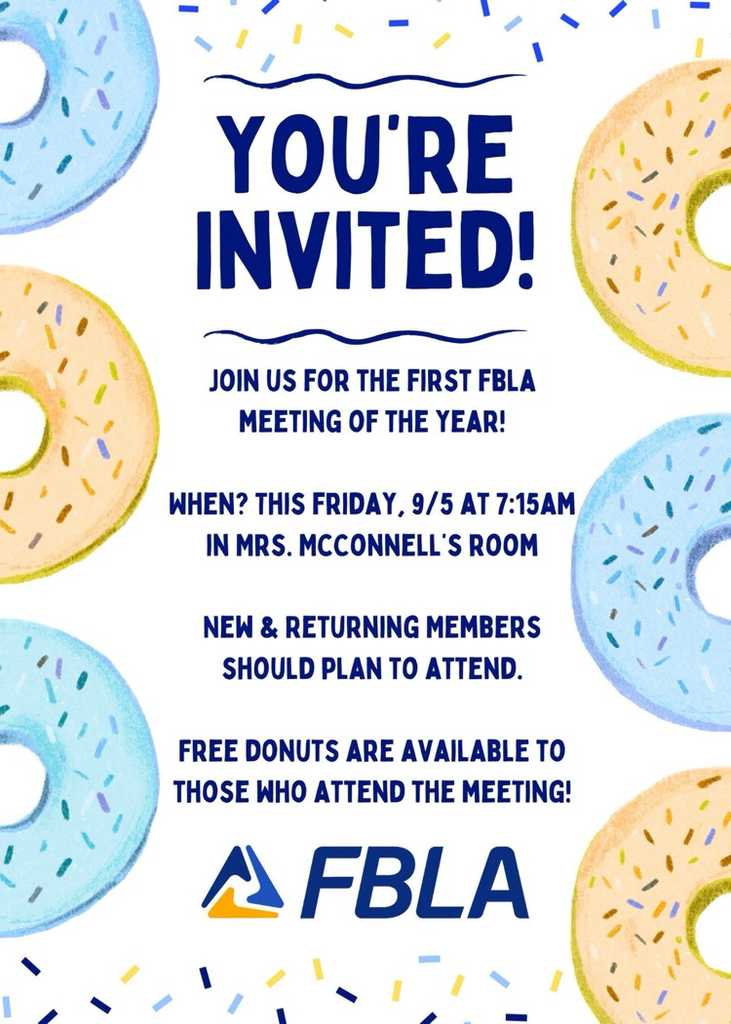 a flyer for fblas first meeting