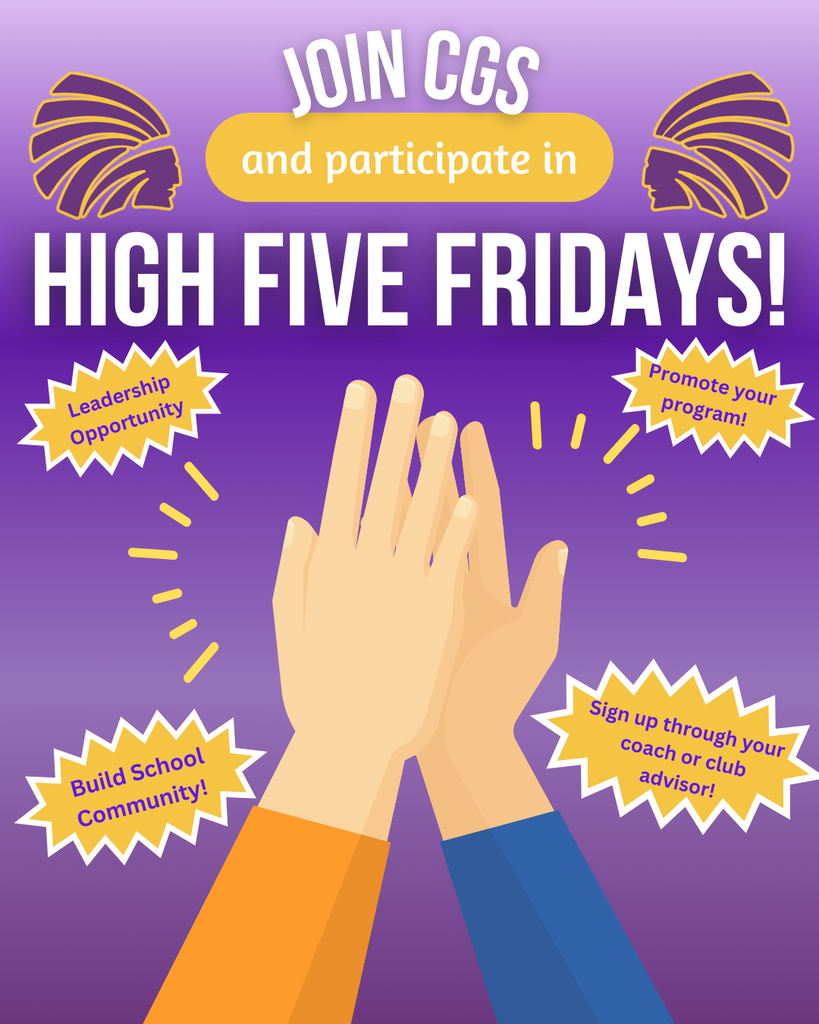 A flyer for High Five Fridays!