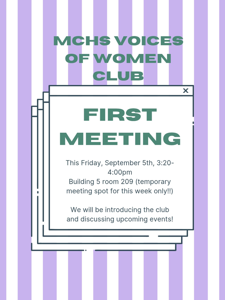 MCHS VoW First Meeting