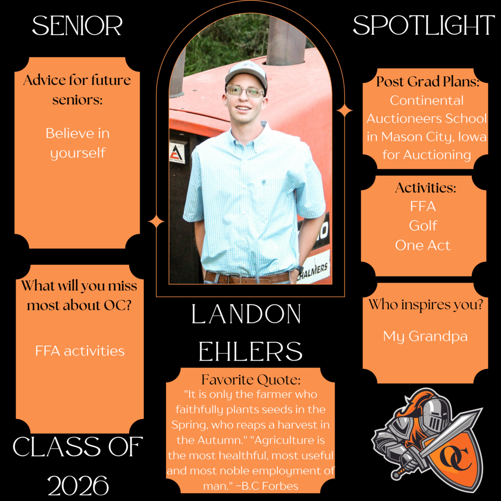 Landon E Senior Spotlight