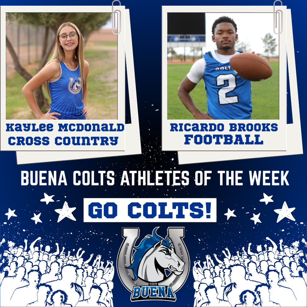 Buena Colts Athletes of the Week 8/25/25