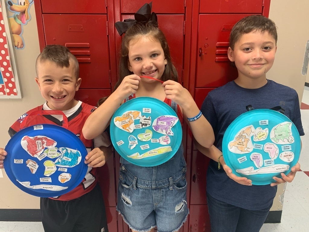 Mrs. Devers' 2nd grade class incorporated project-based learning during a Geography Unit. They memorized the names and locations of all the 🌎🌊Continents and Oceans 🌎🌊 and then they showed off their knowledge by creating their own world map! They are dedicated to setting high goals and reaching them! #CPSZEBRAPRIDE