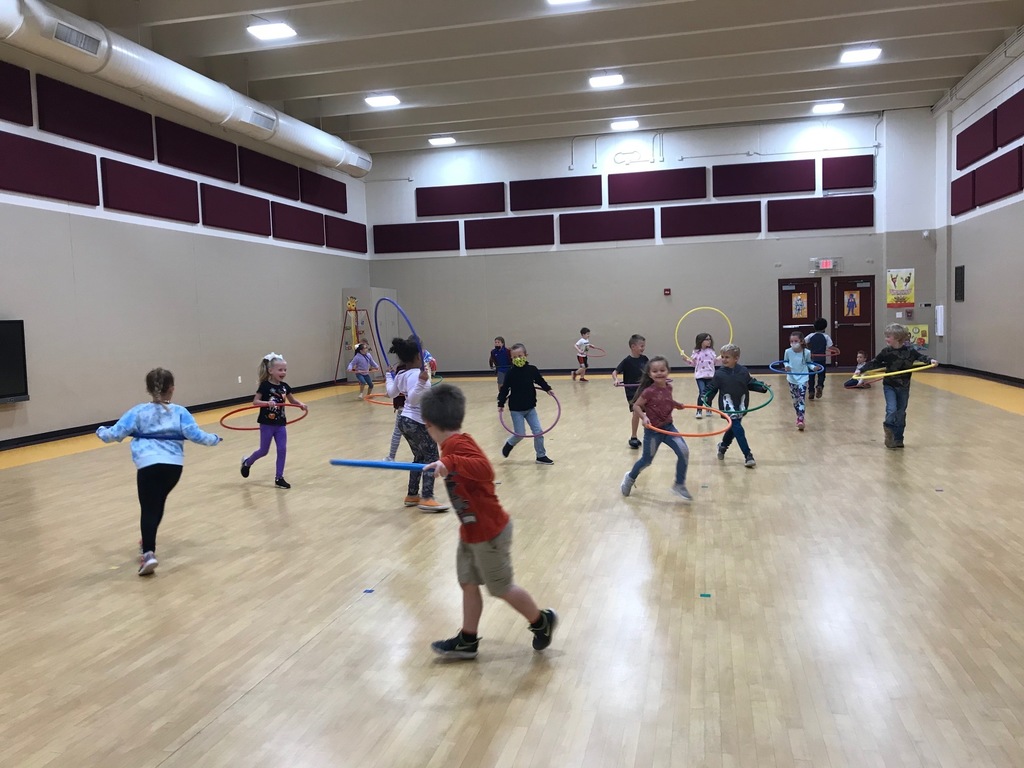 kids in PE class