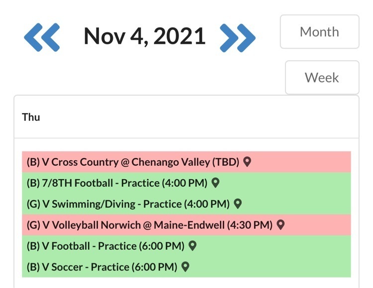 schedule 