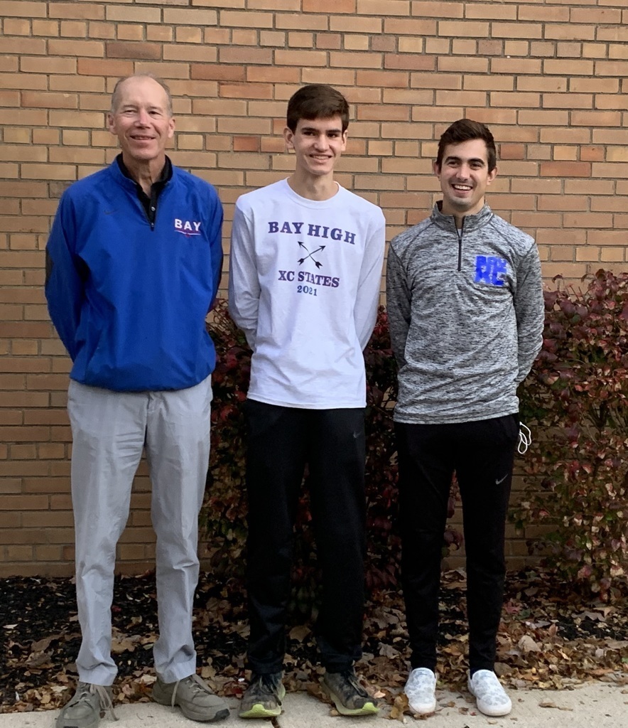 Michael Muccio with Coaches Babson & Hautz