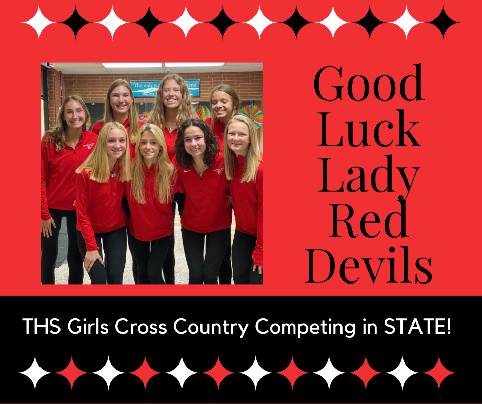 Good Luck THS Girls Cross Country