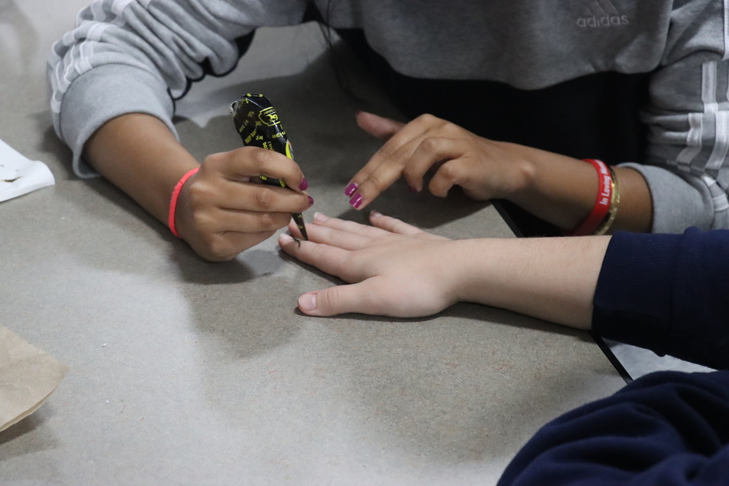 Traditional henna tattoos for the Diwali Celebration