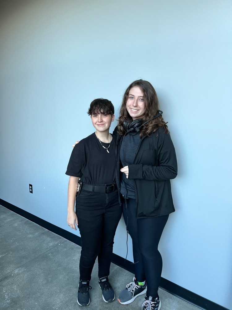 two students posing 