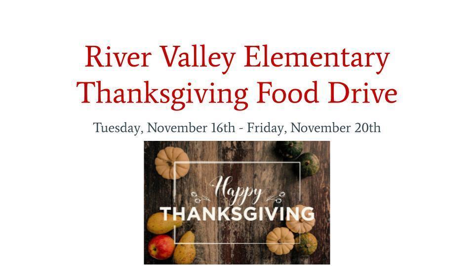 Elementary Food Drive