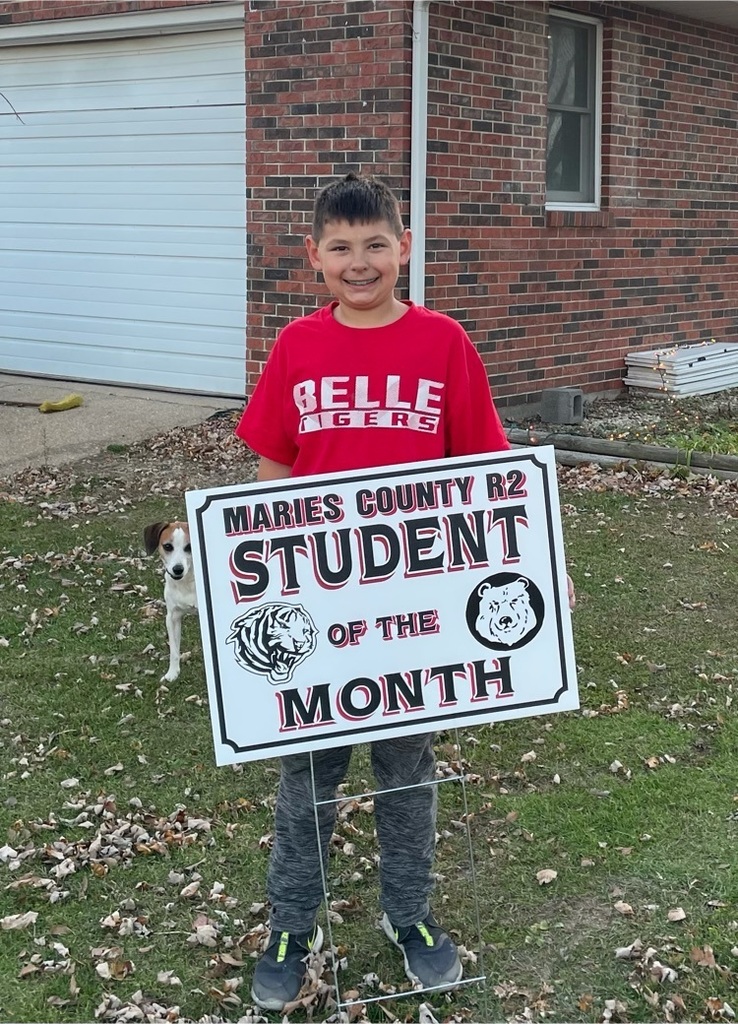 Belle Elementary Student of the Month