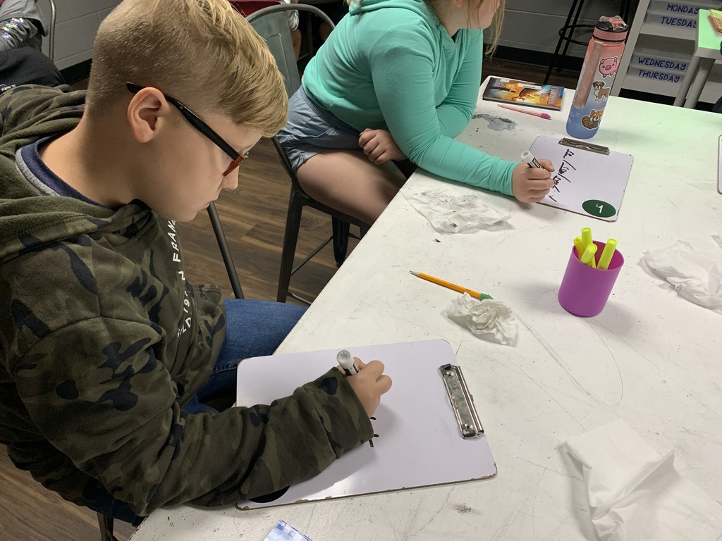 Since the beginning of the year, our Resource Teacher Mrs. Massey has been spending time with 4th graders working on spelling multi-syllabic words. In this exercise, Mrs. Massey tells the students how many syllables are in the word, and then syllable by syllable goes through the word with the students until they are able to identify what it is at the end. This is a great exercise in reading as well as spelling! #CPSZEBRAPRIDE