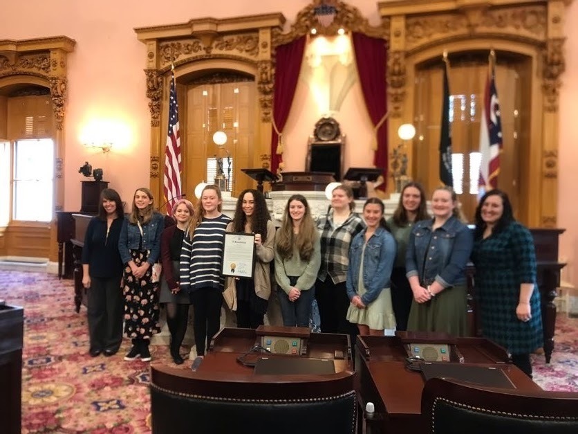 Power of the Pen writers on house floor