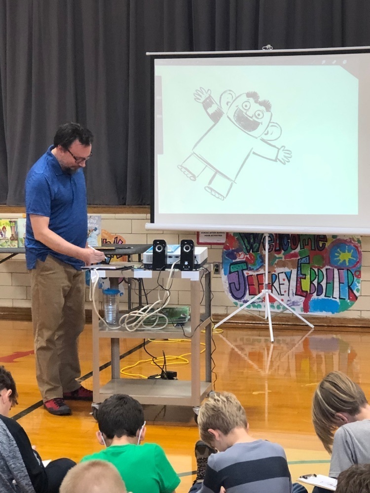 kids drawing with Ebbeler