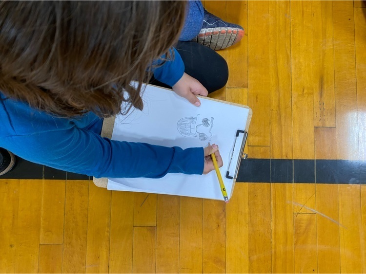 kids drawing with Ebbeler