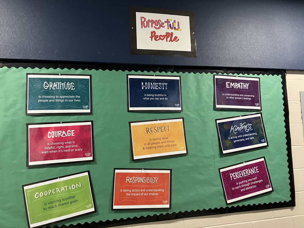 Elementary student of the month character traits