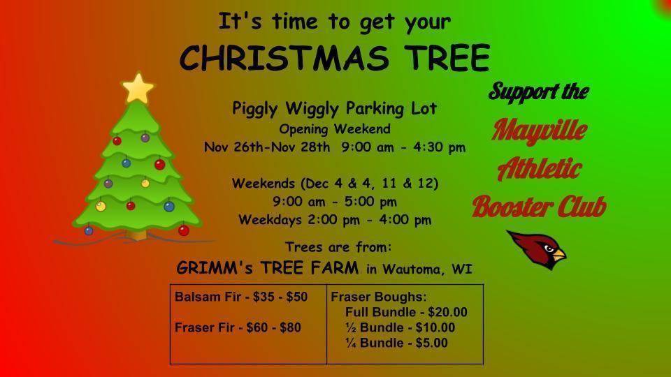 Booster Club Tree Sale