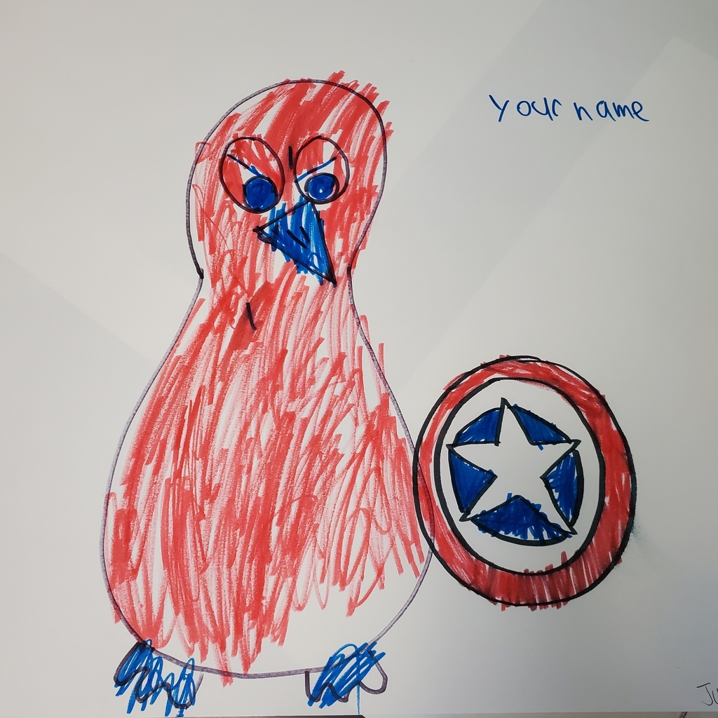 Captain America Turkey- saving all the other turkeys this holiday season!