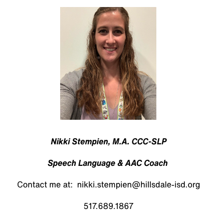 Nikki Stempien, Speech Language Pathologist
