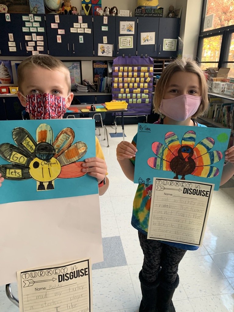 Turkey Disguises 2021 in Mrs. Hart's class