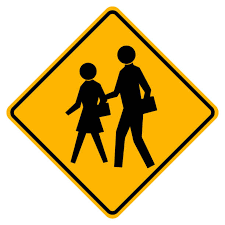 pedestrian crossing sign