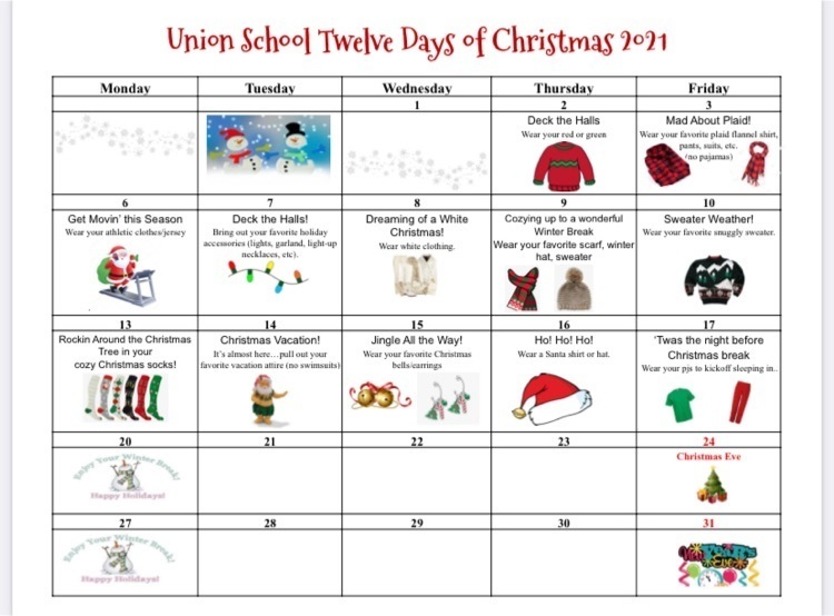 dress up calendar
