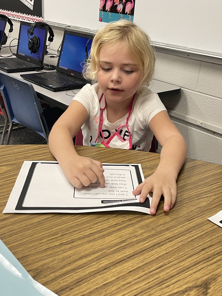 1st graders practice fluency.   What is fluency, you ask?   Reading fluency is a child's ability to read a book or other text accurately, with a reasonable speed and appropriate expression.  Fluency comes when a student does not have to stop and decode each word, but can focus their attention on what the story or text means.   #CPSZEBRAPRIDE