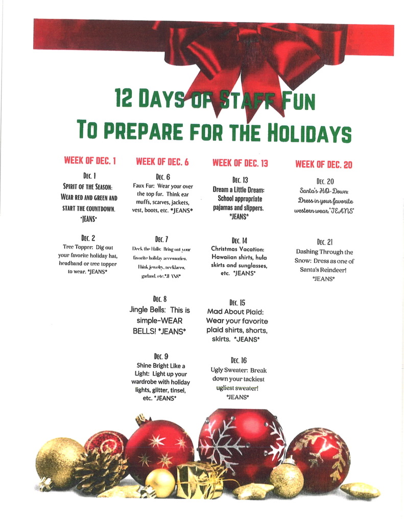 12 days of christmas fun