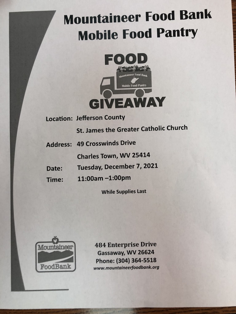 Food  Giveaway 12/7