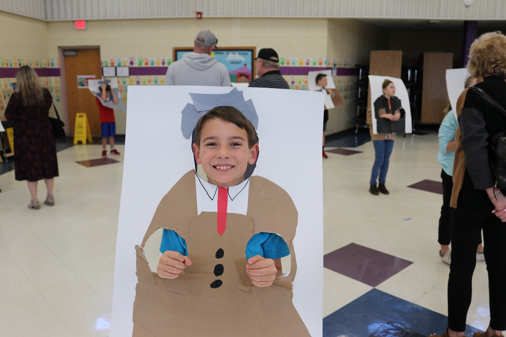 LCES Fifth Grade put on a wax museum Thursday to  show all they have learned in Social Studies! #TR1BE