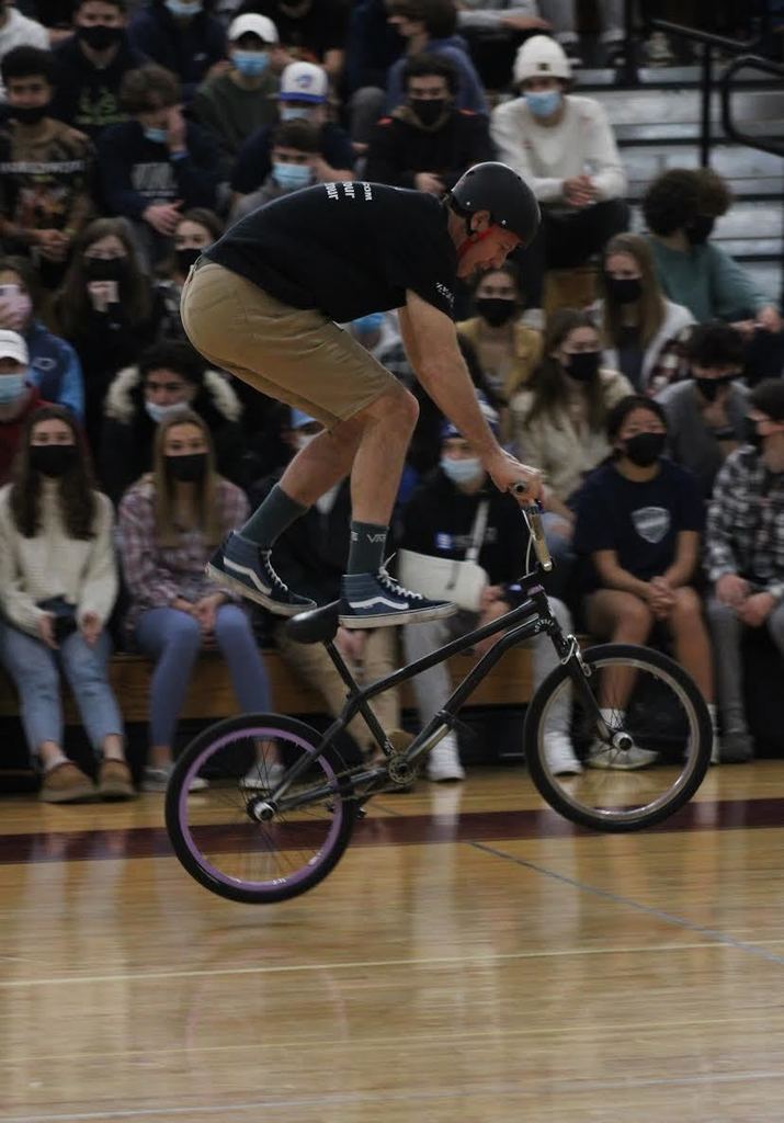 BMXer in the air