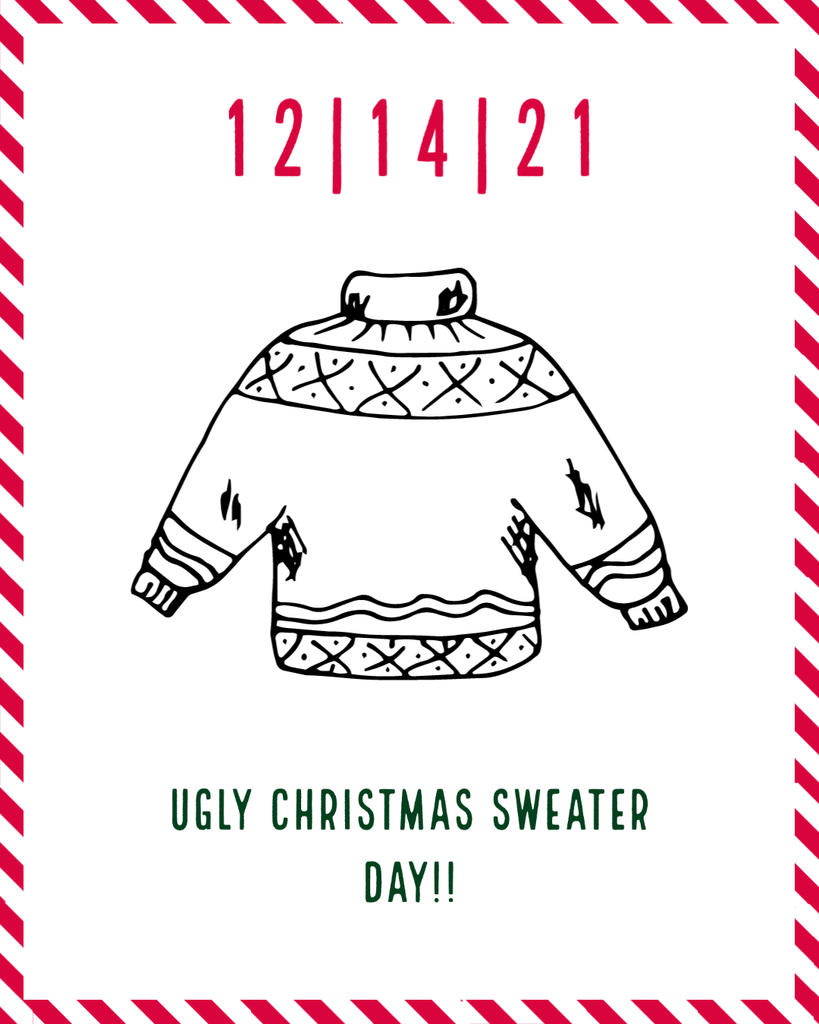 Ugly christmas sweater day