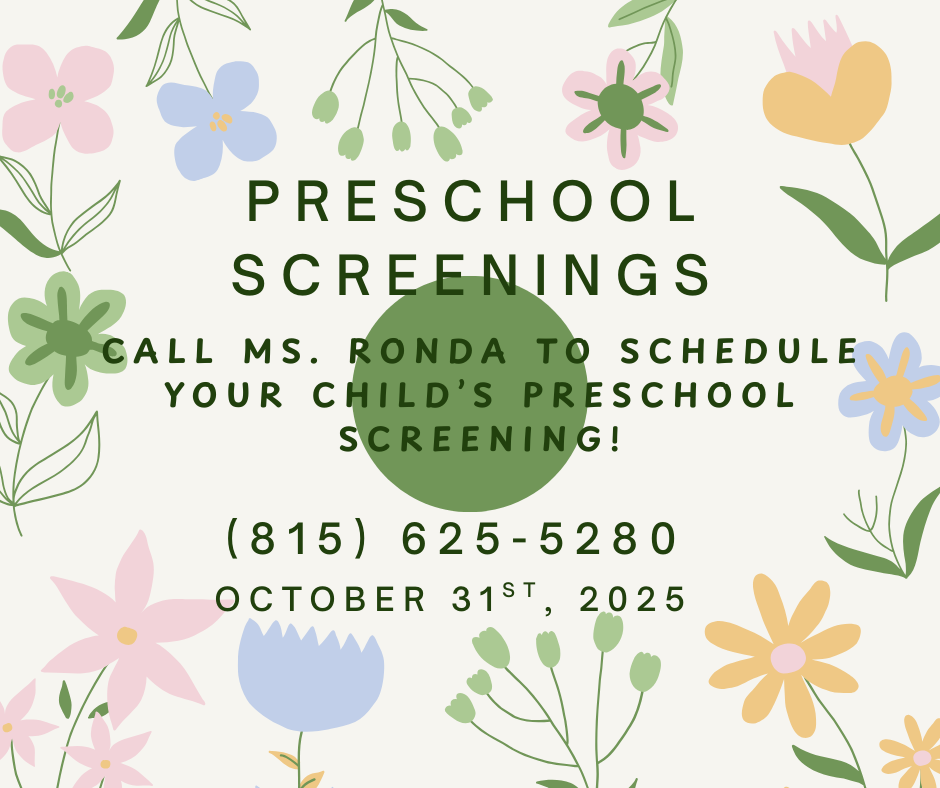 Preschool Screenings Coming October 31st, 2025