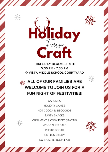 Vista Holiday Craft Fair