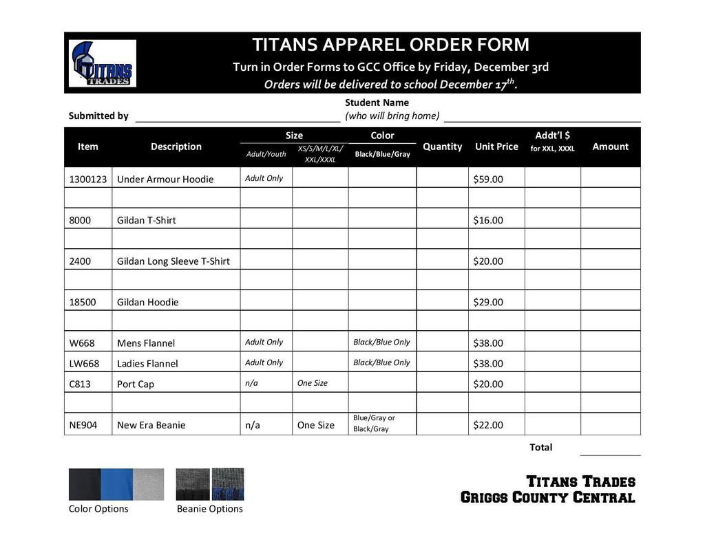 Order Form