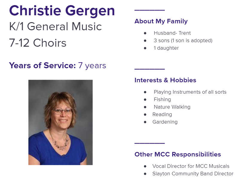 Staff Profile of the Week